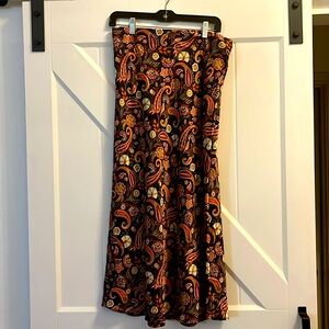 Paisley maxi skirt